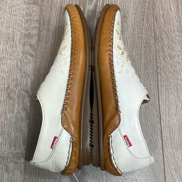 Fluchos Elsa F1181 Havana Dore Topo Premium Leather Shoe Size 38 (US 7.5) - Picture 14 of 16